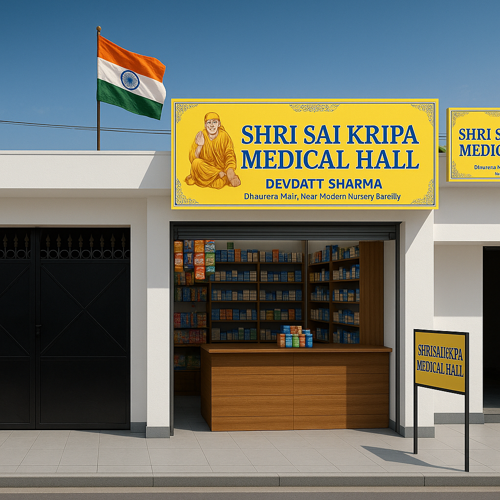Shri Sai Kripa Medical Shop Front